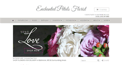 Desktop Screenshot of enchantedpetalsflorist.com